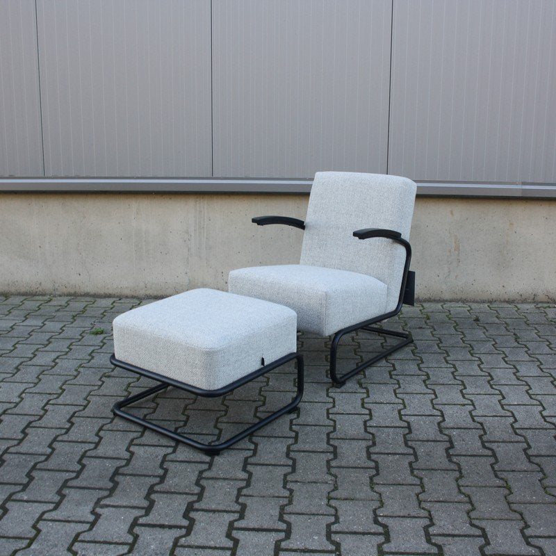 Gispen 405LA met voetenbank GT443 | Showmodel -20% korting, Huis en Inrichting, Ophalen, Gebruikt, 75 tot 100 cm, Dutch Originals