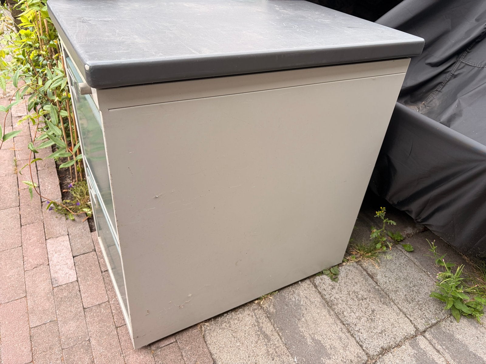 Archiefkast met 2 lades - Groen/Grijs, Ophalen, Gebruikt