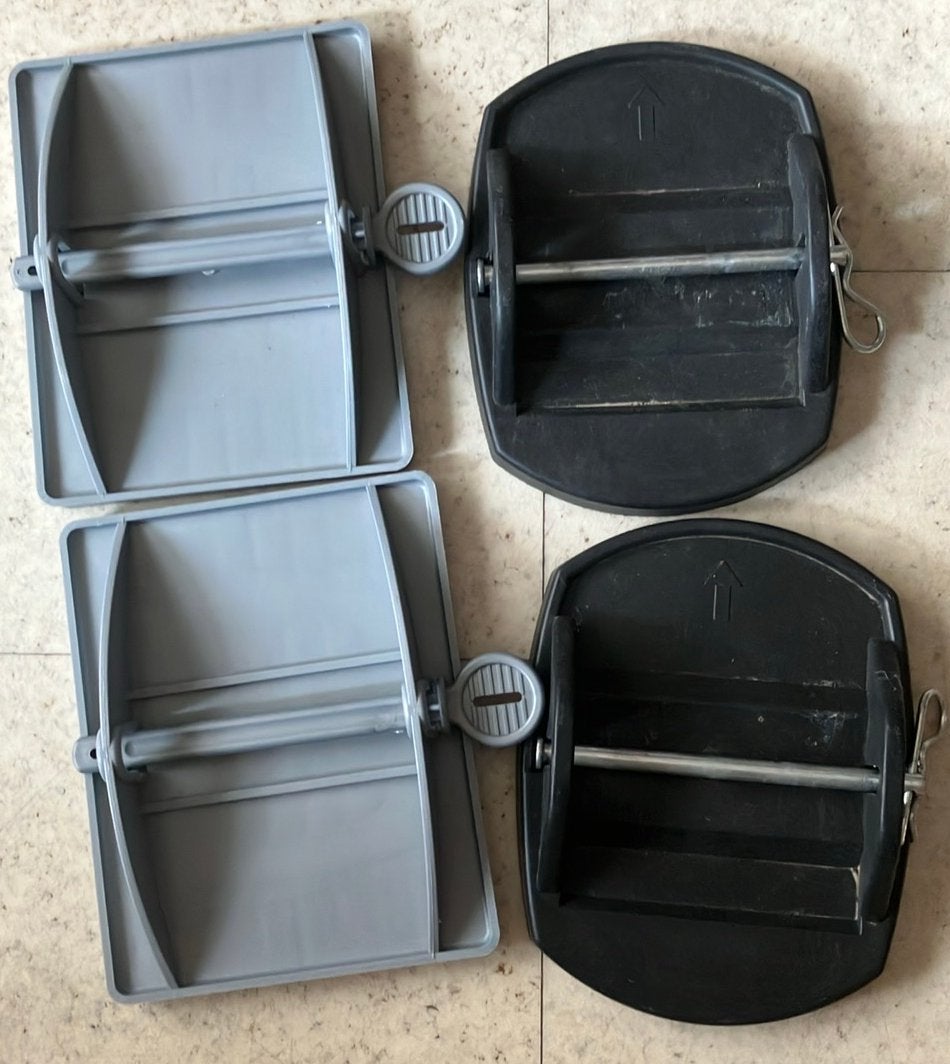 4 stabilisatievoeten caravan, Ophalen of Verzenden, Zo goed als nieuw