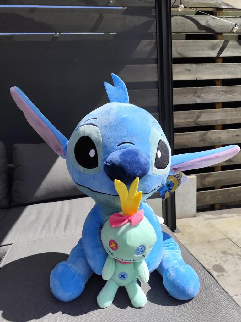 Mega Stitch Knuffel met Scrump - Disney Lilo & Stitch