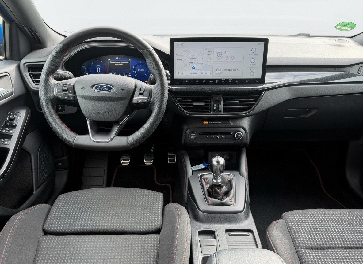 Ford Focus 1.0 EcoBoost Hybrid ST Line X, achteruitrijcamera, Auto's, 125 pk, Gebruikt, Euro 6, Blauw
