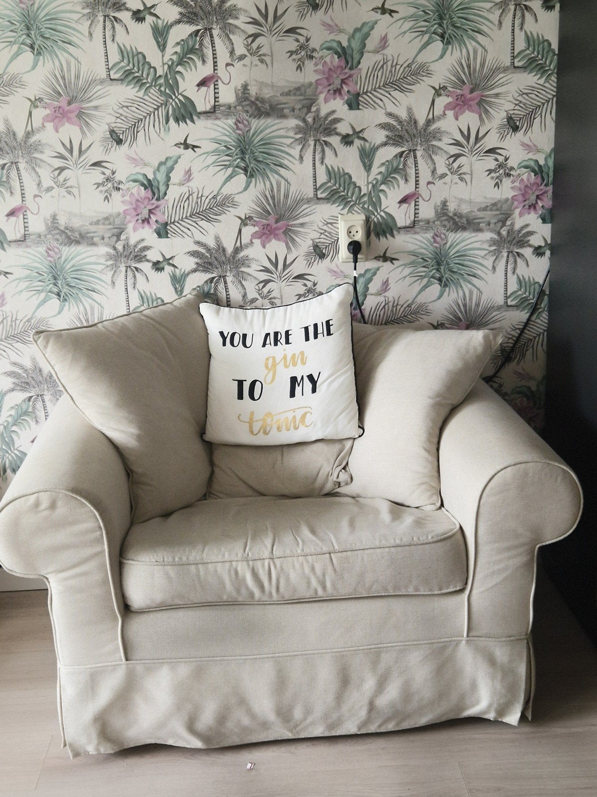 Loveseat inclusief kussens, Huis en Inrichting, Ophalen, Zo goed als nieuw, 75 tot 100 cm