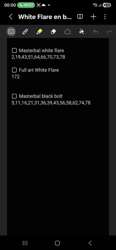 Gezocht masterballs white flare en black bolt, Tickets en Kaartjes