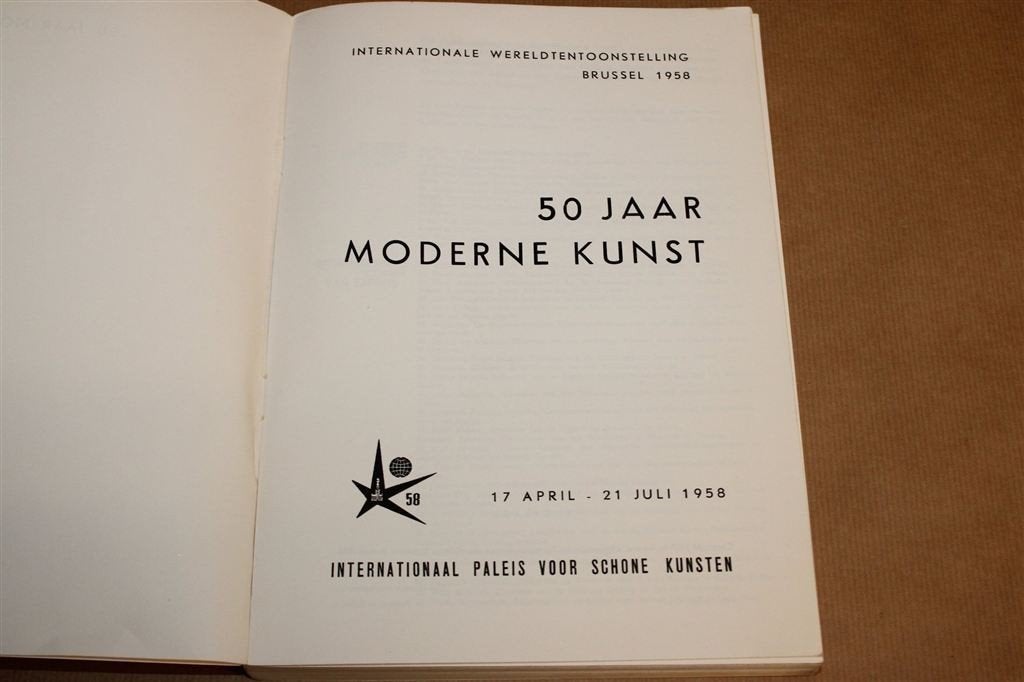 50 Jaar Moderne Kunst — Wereldtentoonstelling 1958, Ophalen of Verzenden, Gelezen, Overige onderwerpen