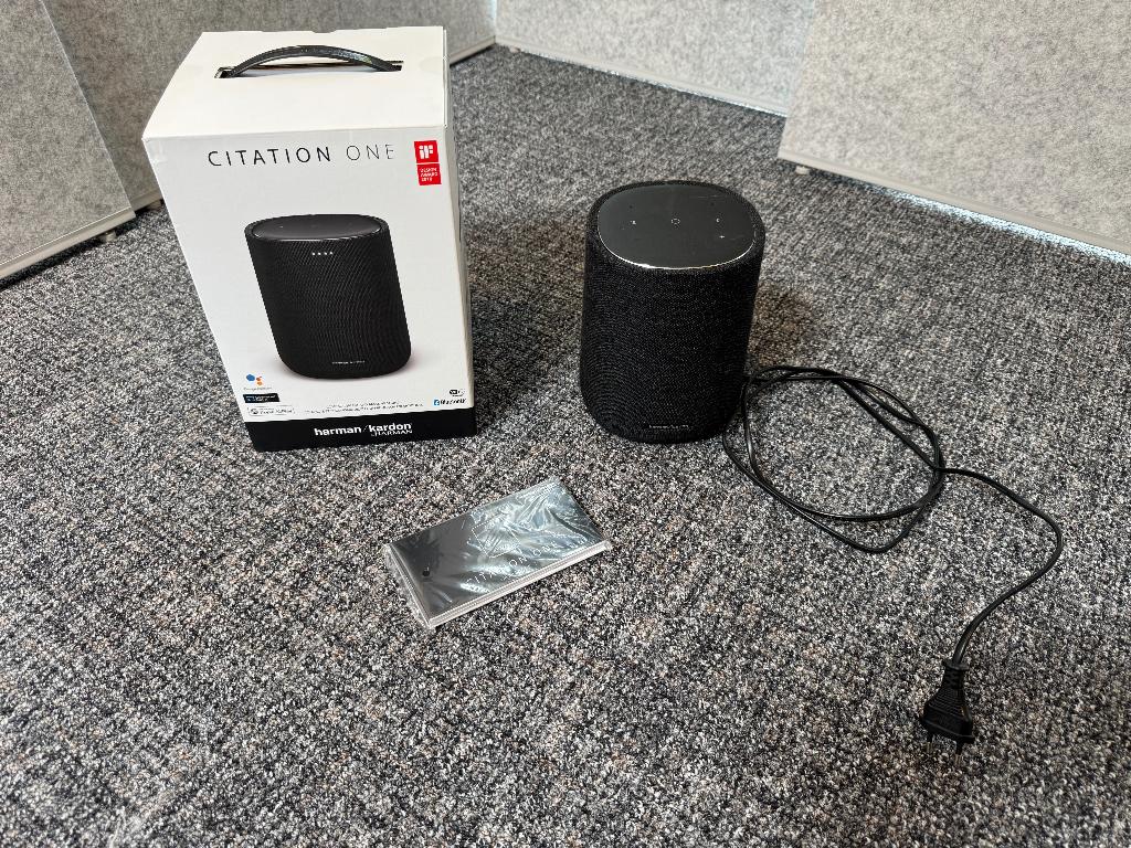 Citation One Speaker van Harman Kardon, Gebruikt, Minder dan 60 watt, Front, Rear of Stereo speakers, Ophalen