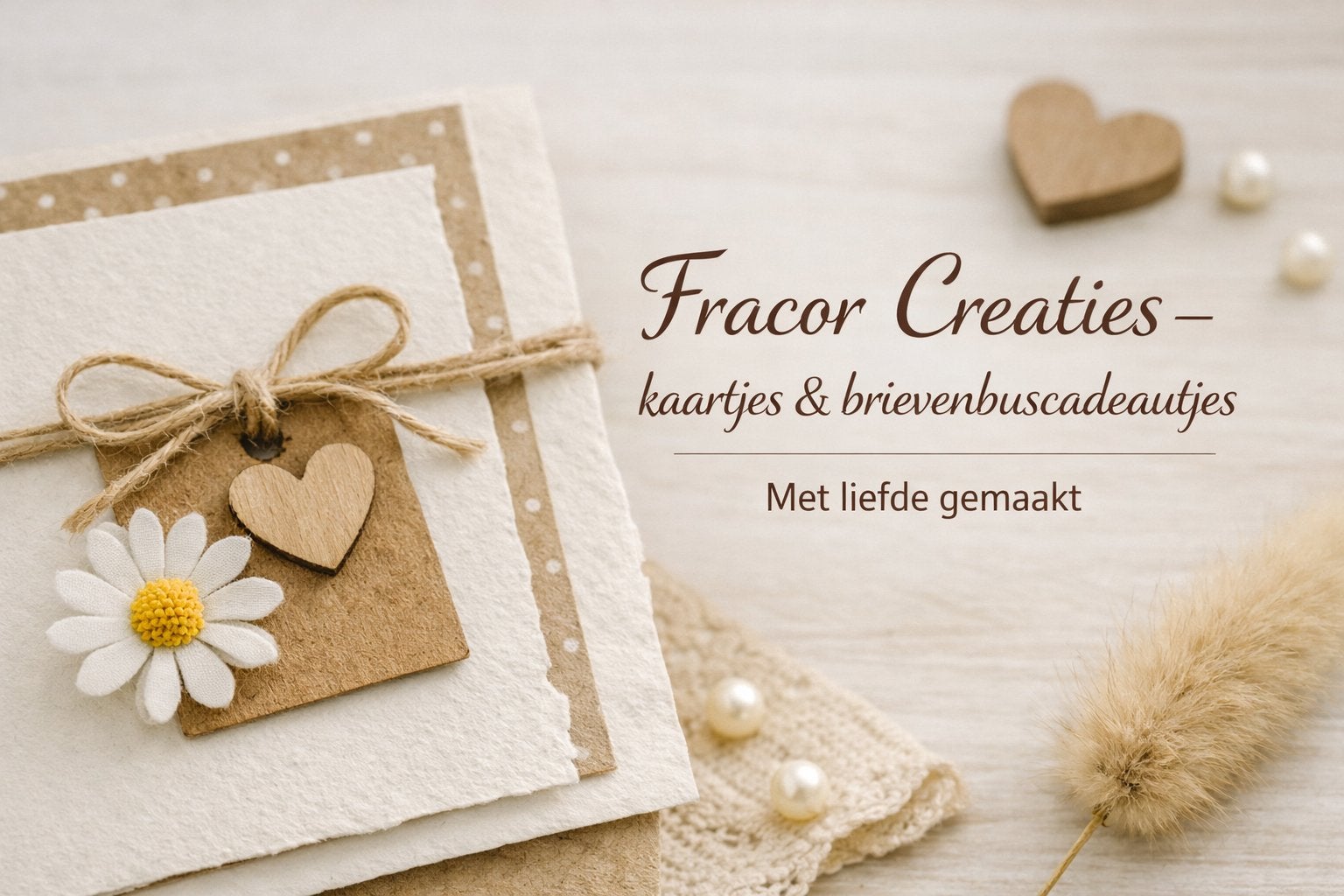Brievenbuskadootjes  bij Fracor Creaties#, Verzenden, Nieuw, Overige typen