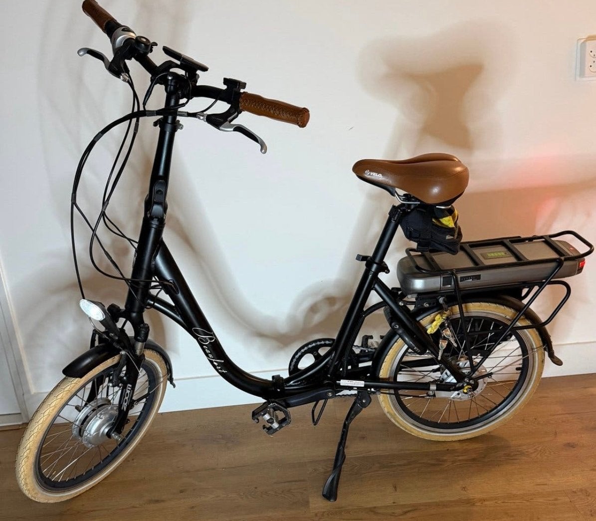 Beaufort opvouwbare elektrische 20 inch.fiets - 4125 km, Fietsen en Brommers, Zo goed als nieuw, Minder dan 47 cm, 50 km per accu of meer