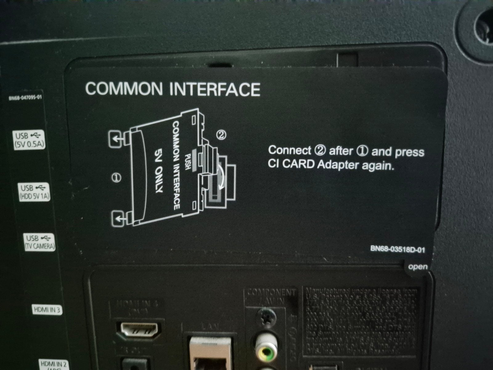 Gevraagd: Samsung CI adapter BN40-00216A, Audio, Tv en Foto, Ophalen