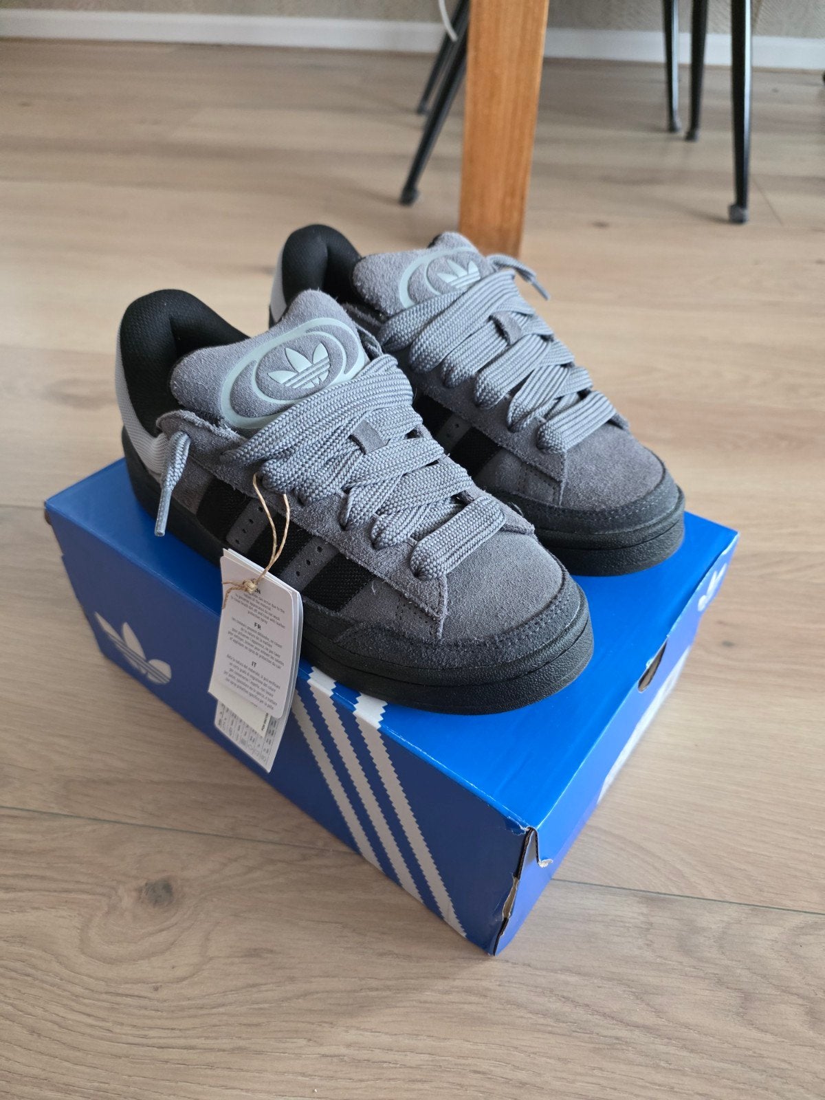 Adidas Campus ST, Verzenden, Zwart, Adidas, Sneakers of Gympen