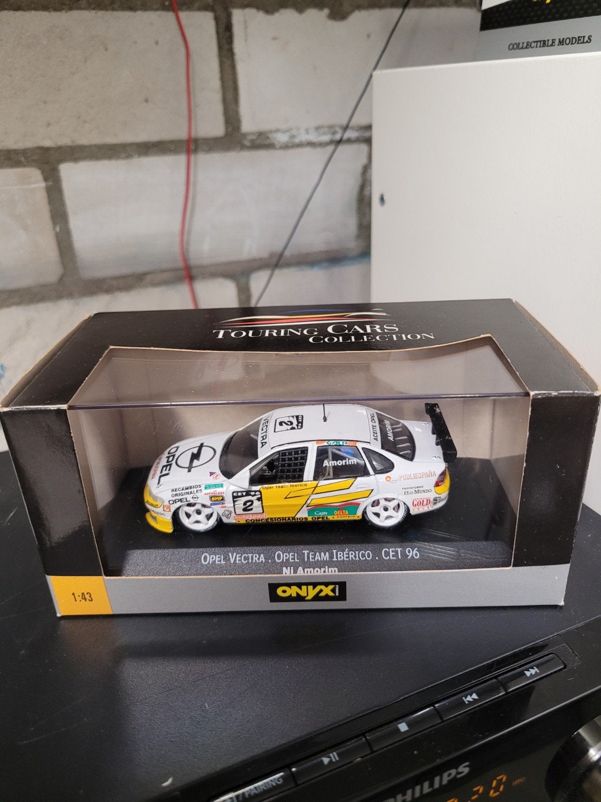 opel vectra onyx 1:43 XT006, Hobby en Vrije tijd, Modelauto's | 1:43, Ophalen of Verzenden, Zo goed als nieuw, Auto, Overige merken