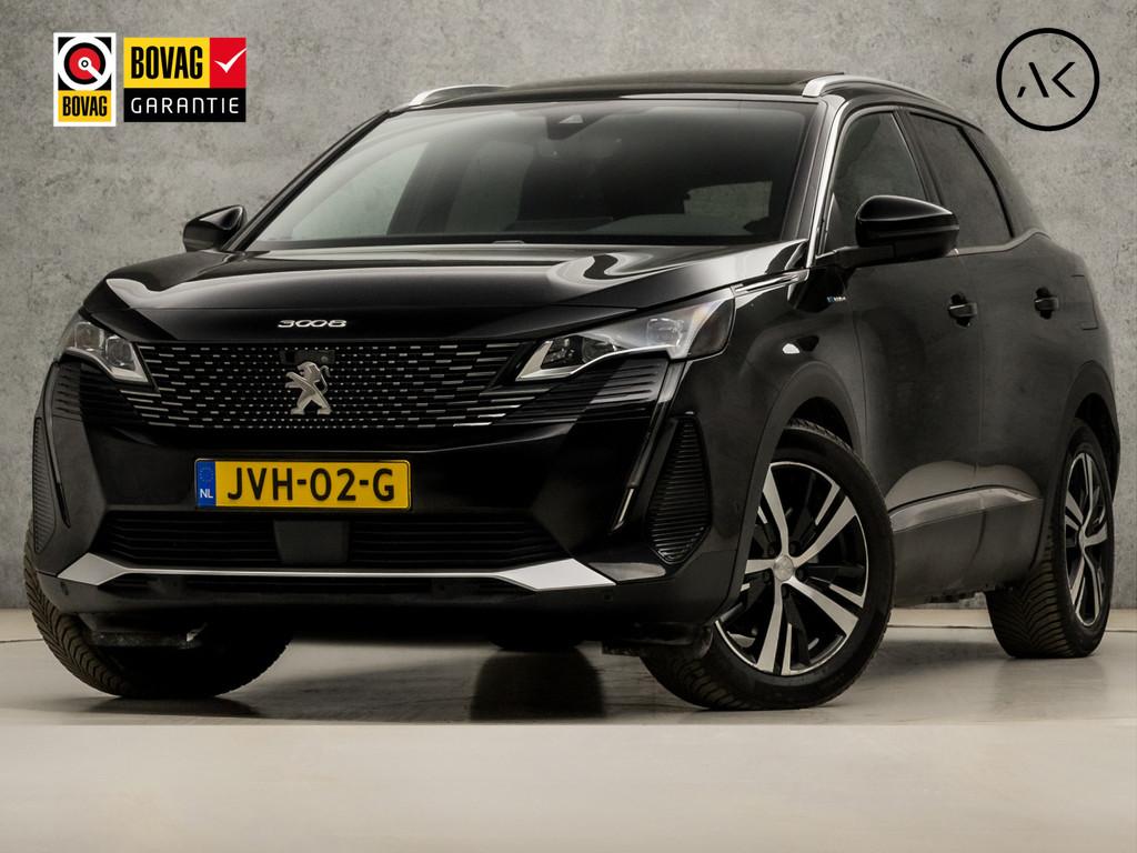 Peugeot 3008 1.6 HYbrid4 300 GT Sport 300Pk Automaat (PANORA, Auto's, Automaat, 12 maanden, 4 cilinders, Zwart