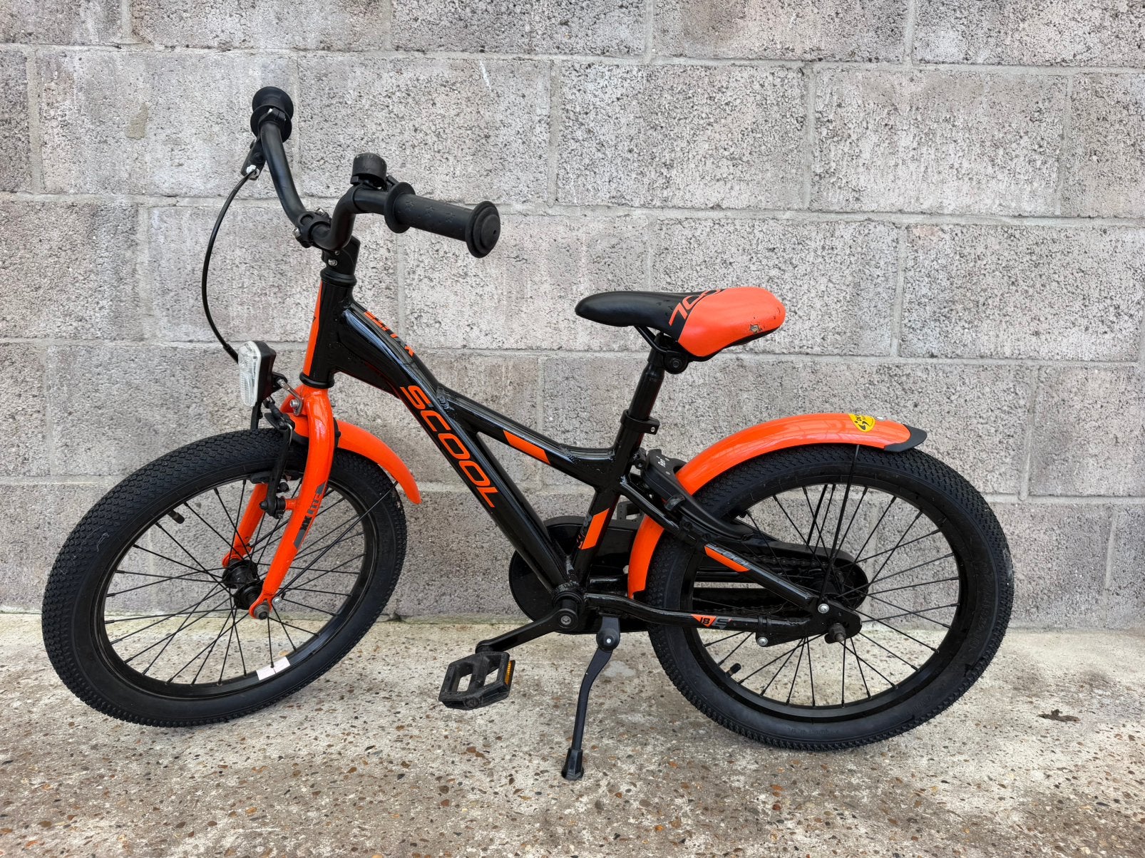 Scool kinderfiets XXLite 18 inch, Ophalen, Zo goed als nieuw, 16 tot 20 inch