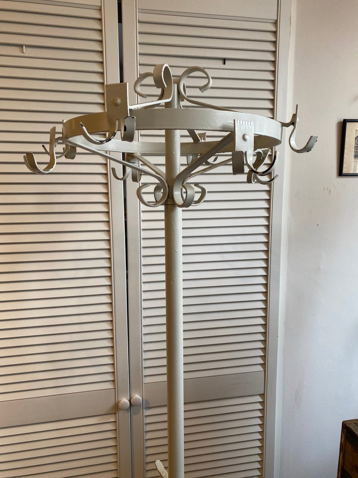 Leuke Staande Kapstok, Staand, Brocante, Ijzer, Rond, Ophalen, Metaal, Staande kapstok, 150 tot 200 cm
