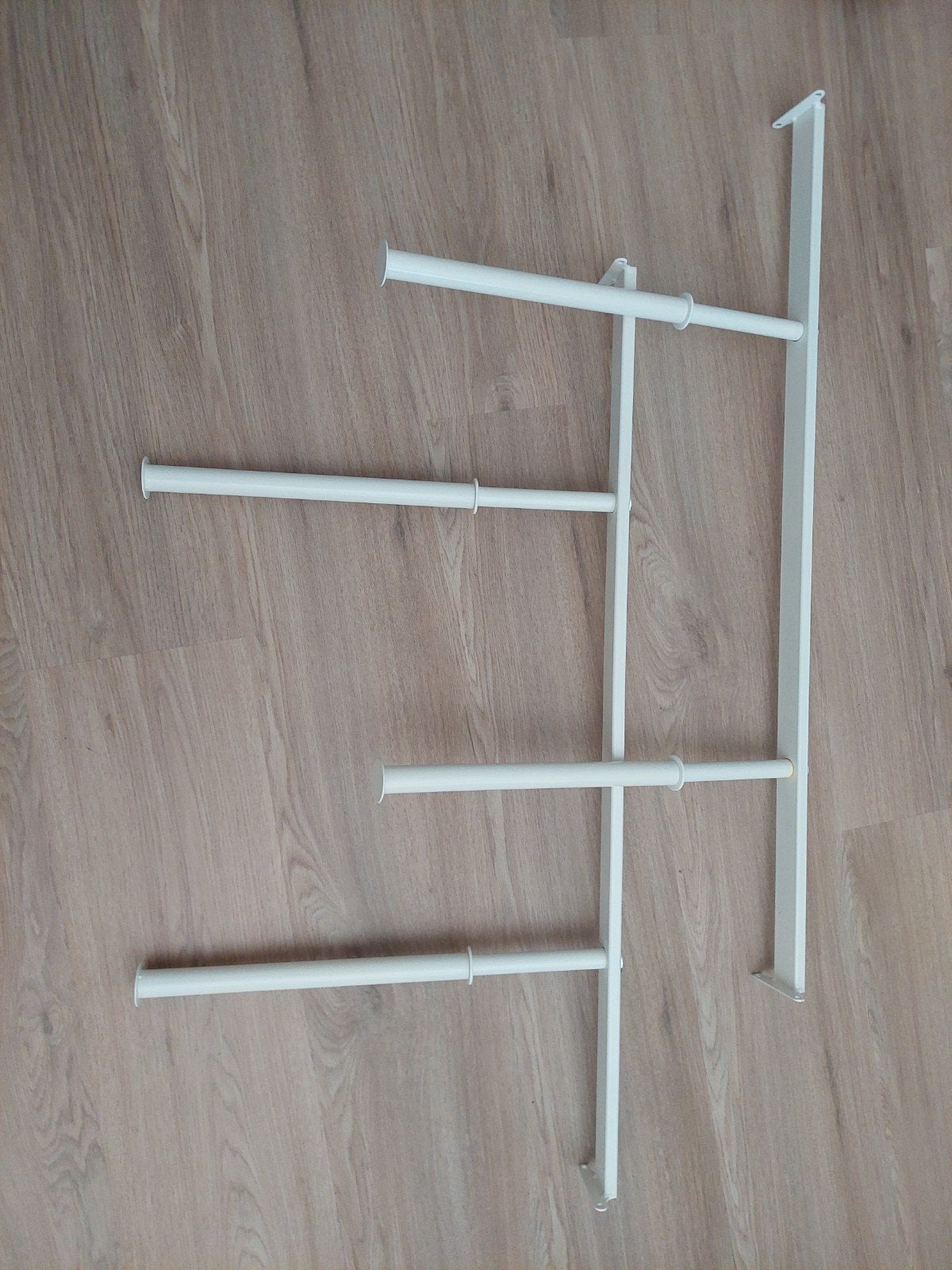 Twee IKEA Komplement uittrekbare kledinghangers, model 22724, Huis en Inrichting, Ophalen, 50 tot 100 cm, Zo goed als nieuw, Minder dan 100 cm