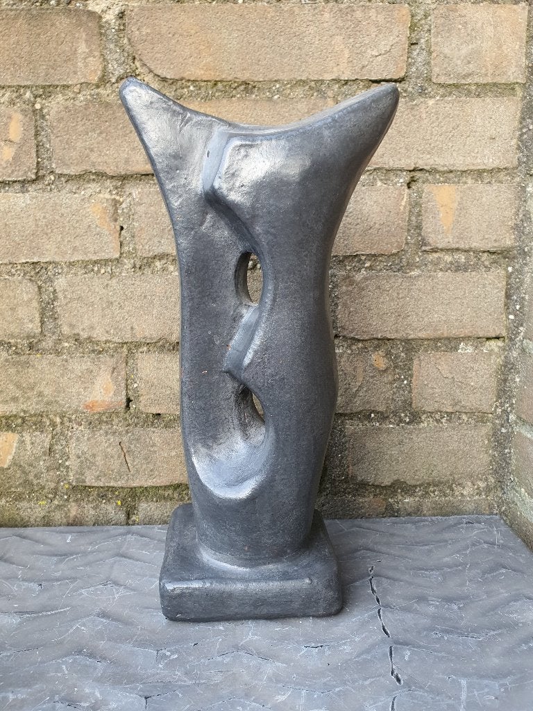 Gesigneerd THOM beeld – abstract keramiek jaren ’80, Antiek en Kunst, Ophalen of Verzenden