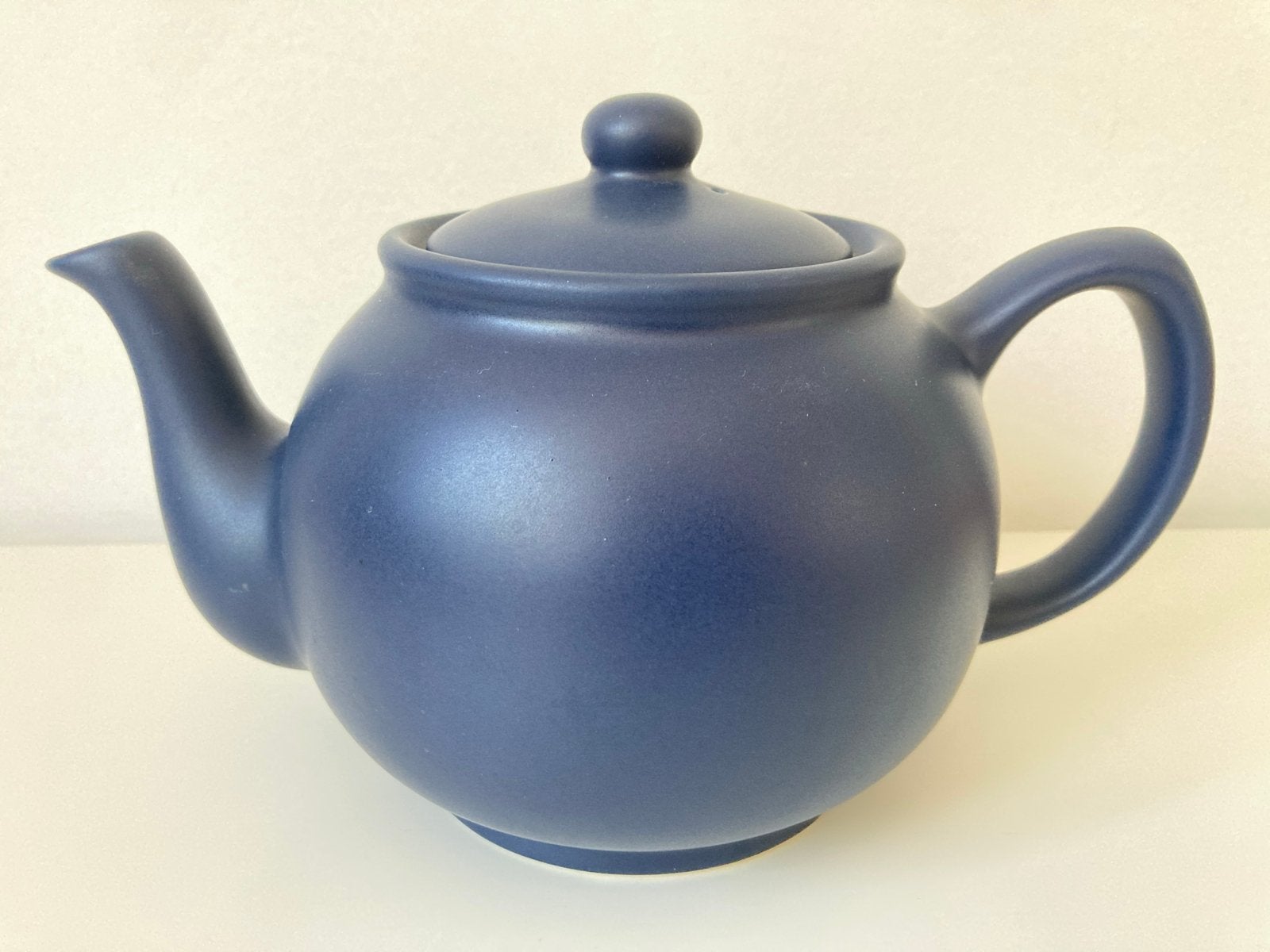 Price Kensington Theepot - Mat Marineblauw - 1.2L, Theepot/fluitketel, Blauw, Ophalen of Verzenden, Zo goed als nieuw