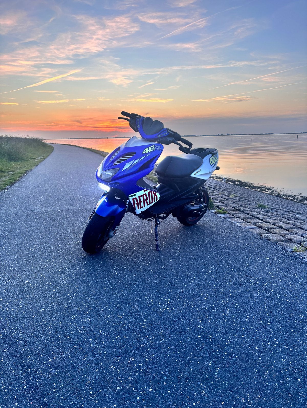 Aerox 70cc Malossi LC, Fietsen en Brommers, Tweetakt, Gebruikt, Aerox, Maximaal 45 km/u