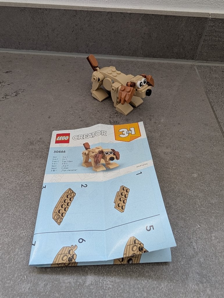 LEGO Creator 30666 3in1 - Cadeaudieren, Lego, Compleet, Ophalen of Verzenden, Zo goed als nieuw