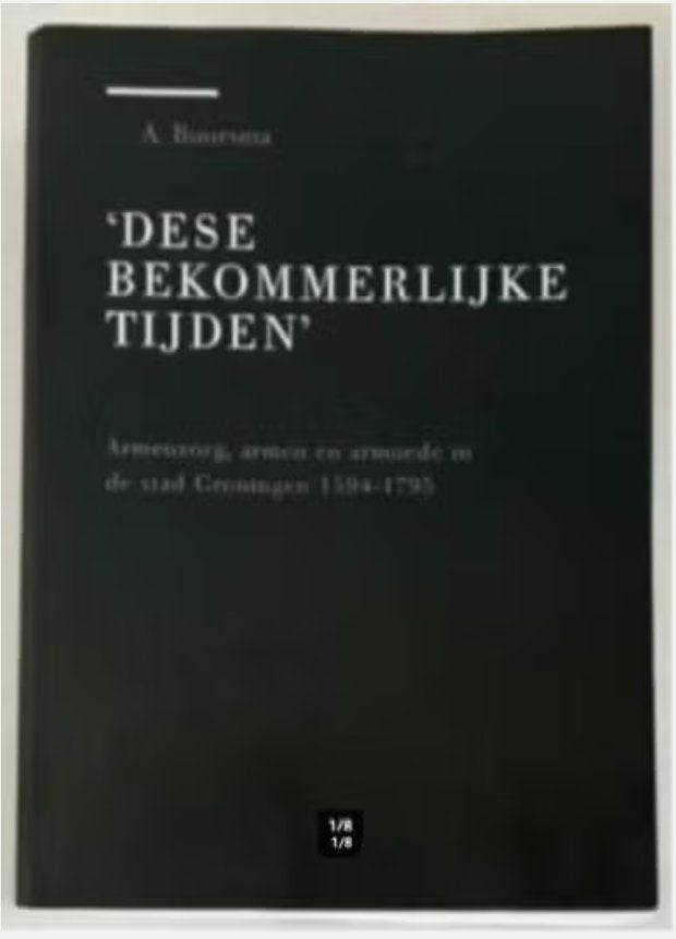 Dese bekommerlijke tijden - A. Buursma ( Groningen ), Ophalen of Verzenden, 20e eeuw of later, Zo goed als nieuw