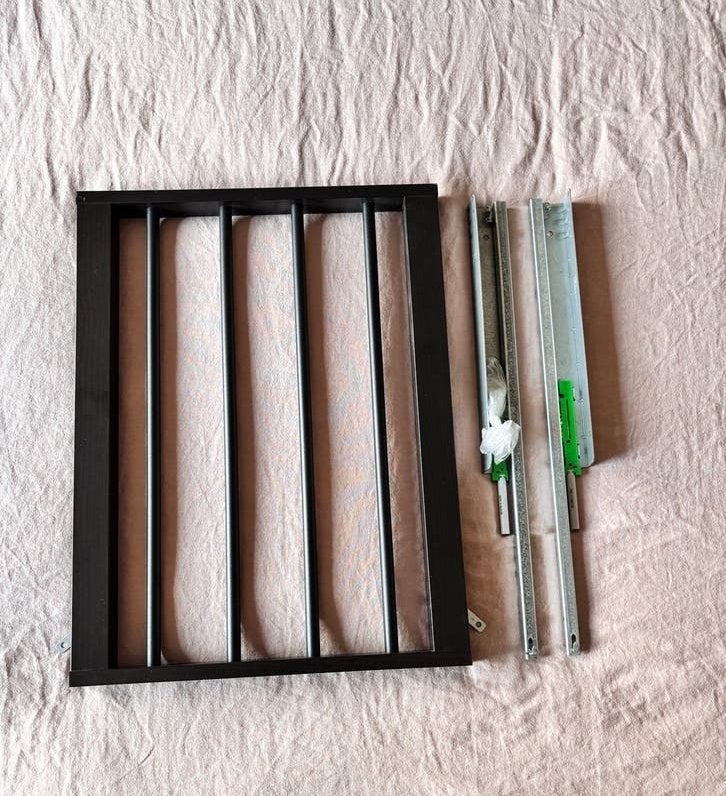 Komplement zwartbruin broekhanger, Huis en Inrichting, Kasten | Kledingkasten, Minder dan 50 cm, Overige materialen, Ophalen of Verzenden