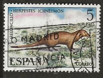Spanje 55, mangoest, Verzenden, Gestempeld