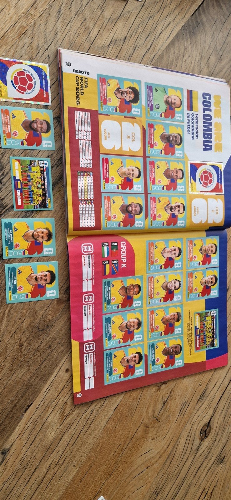 Panini FIFA World Cup 2026 Colombia stickers en album, Ophalen of Verzenden