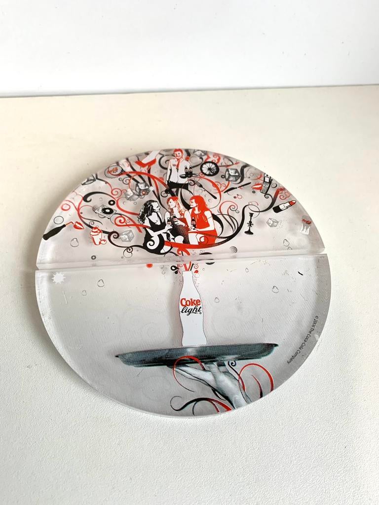 Prachtige menukaart houder van Coke light, Ophalen of Verzenden, Zo goed als nieuw, Gebruiksvoorwerp
