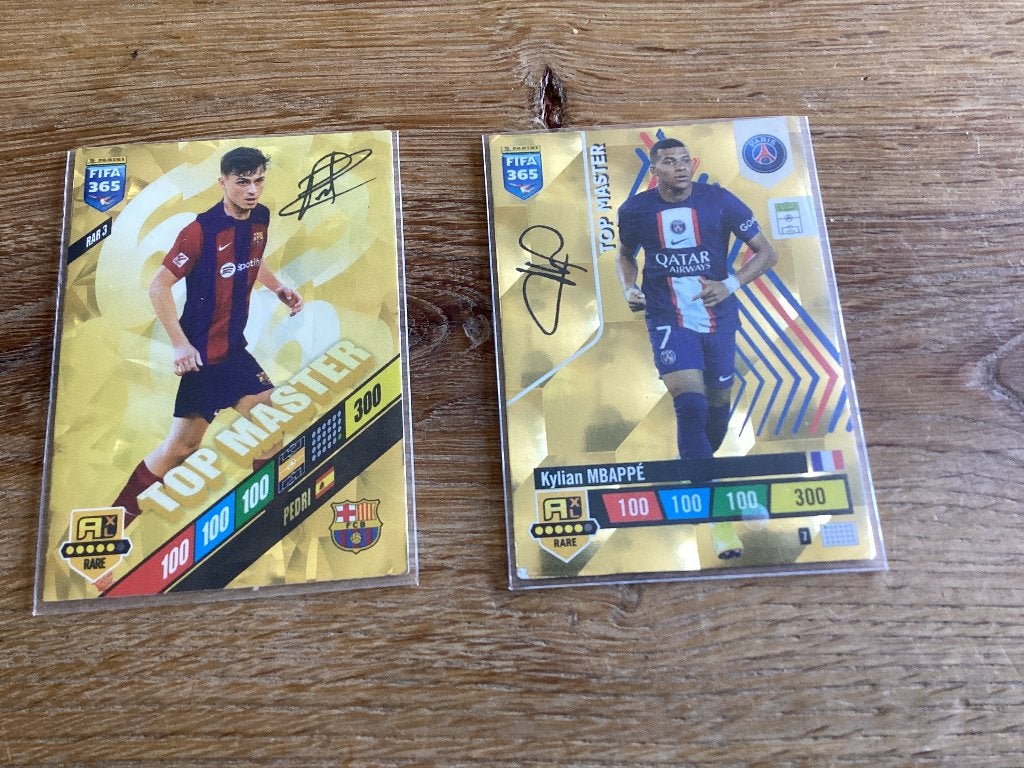 Voetbalkaartjes Mbappe en Pedri, Ophalen of Verzenden, Zo goed als nieuw, Plaatje