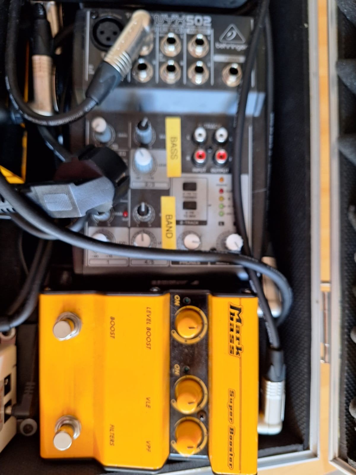 Markbass Compressore en Super Booster in flightcase, Ophalen