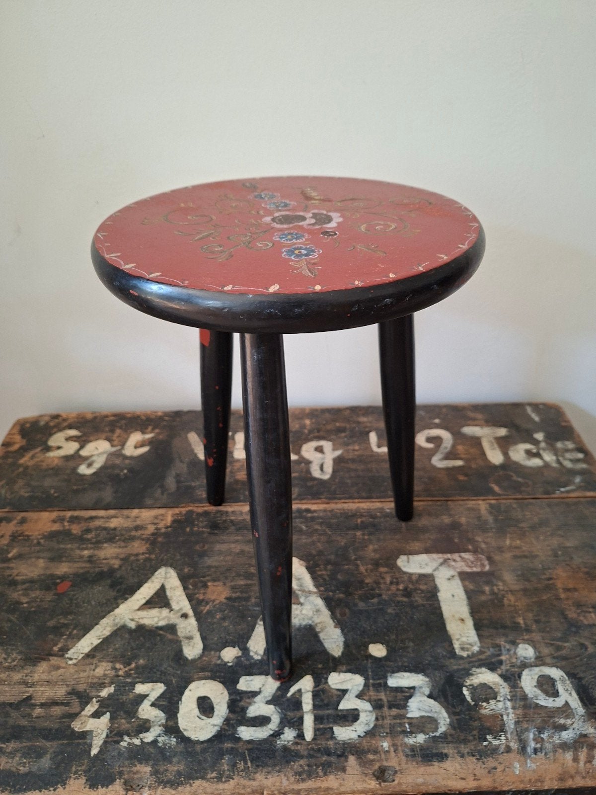 vintage krukje, Ophalen of Verzenden, Gebruikt, Hout