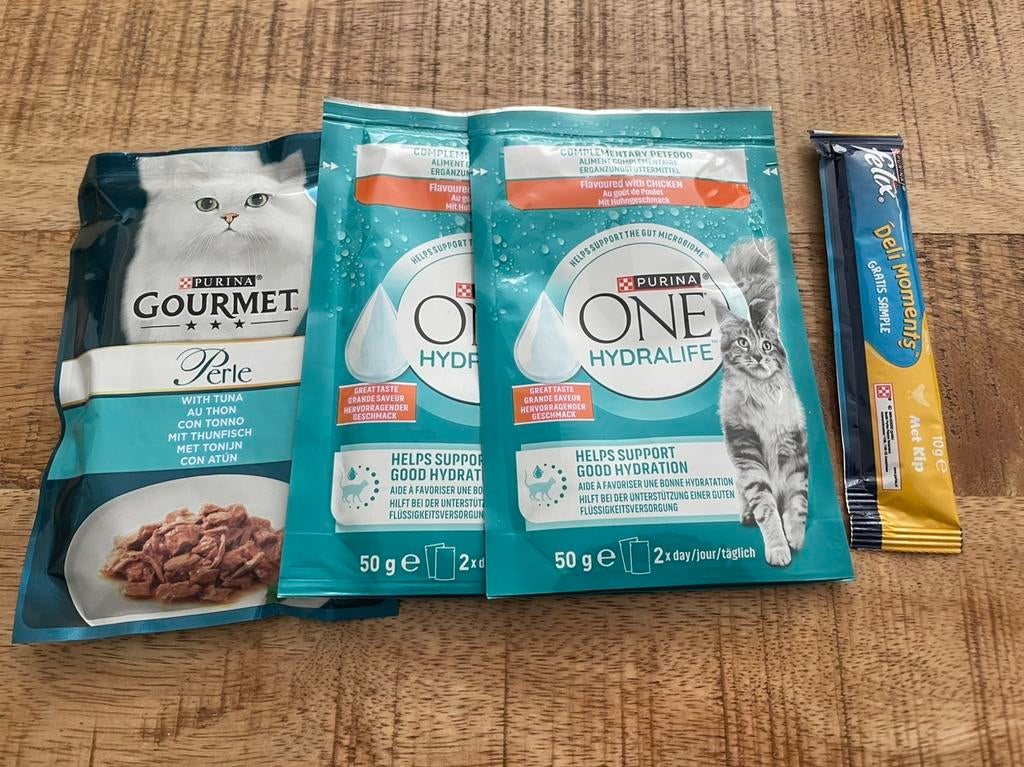Katten voer Gourmet, Felix & Purina, Dieren en Toebehoren, Verzenden, Nieuw