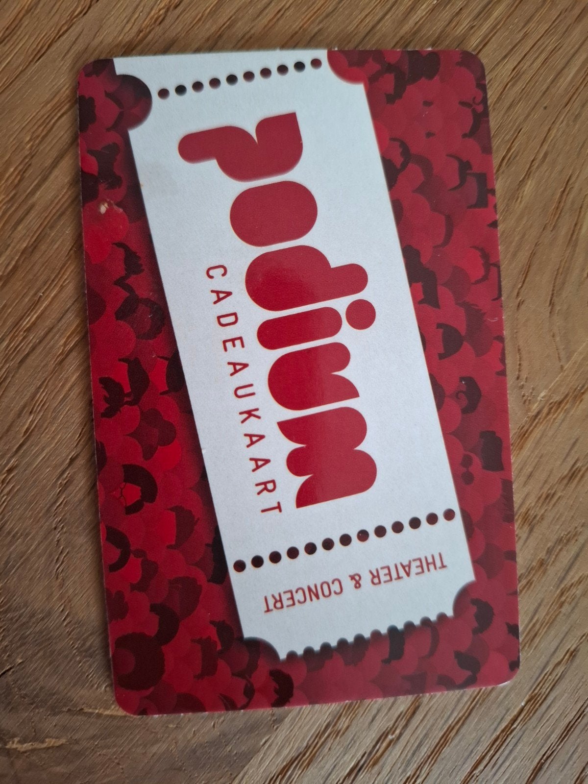 podium cadeaukaart, Hobby en Vrije tijd, Scrapbooking, Ophalen of Verzenden, Nieuw