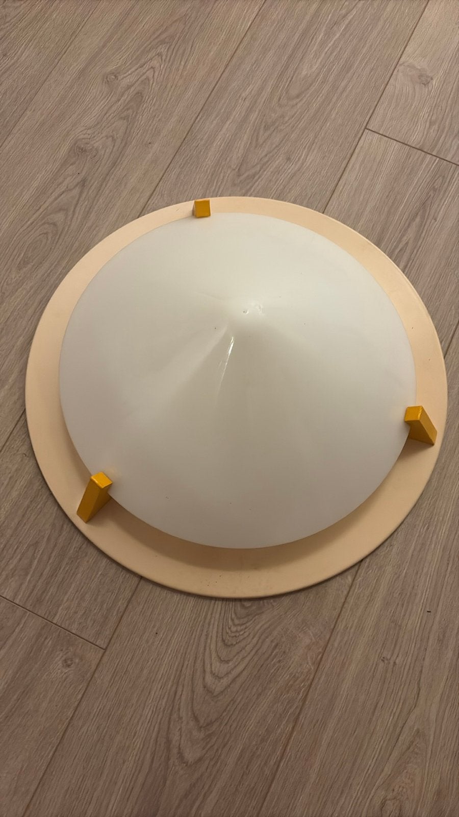 Vintage IKEA Stoja Plafondlamp - Jaren '90 Design, Wit, Gebruikt, Kunststof, Vintage