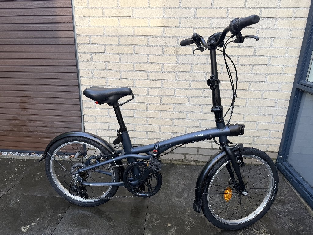 B’TWIN Fold 500 Vouwfiets – 7 Versnellingen – 20 inch, Fietsen en Brommers, Overige merken, 20 inch of meer, Velgrem, Versnellingen