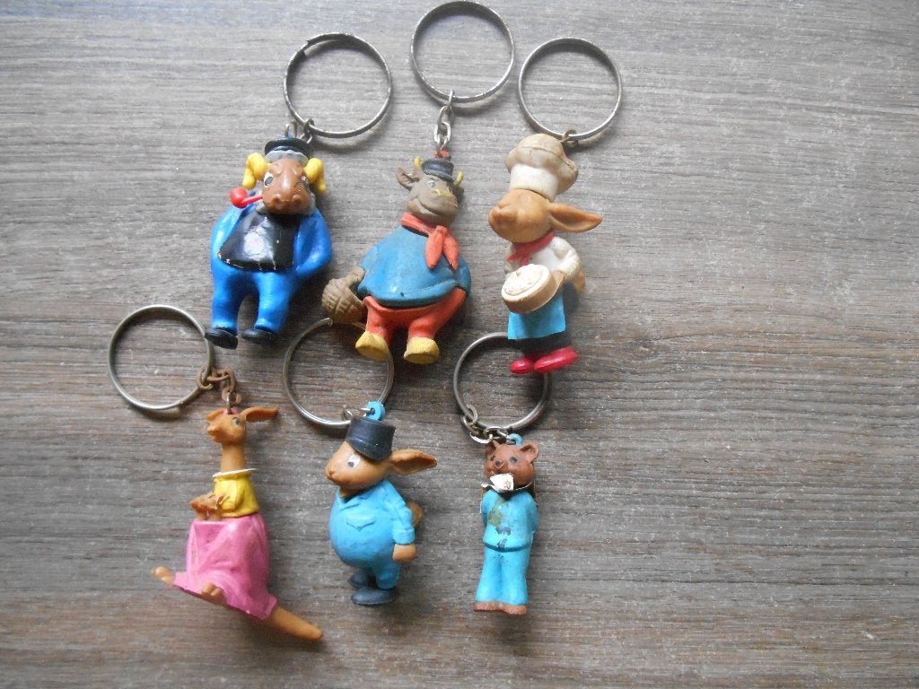 Flipje en zijn vrienden betuwe Tiel 1,50 euro per stuk Lezen, Ophalen of Verzenden, Overige figuren, Gebruikt, Beeldje of Figuurtje