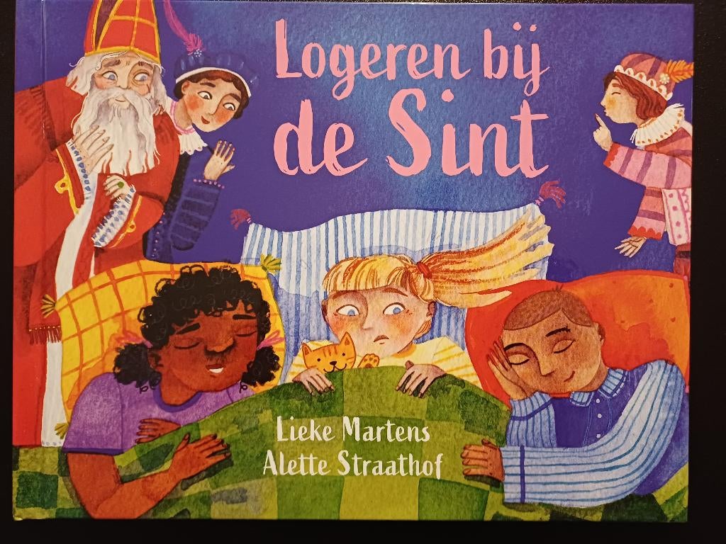 Sinterklaas prentenboek Logeren bij de Sint NIEUW, Diversen, Sinterklaas, Ophalen of Verzenden, Nieuw