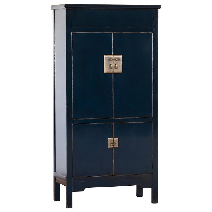 Voordelig ! Chinese dressoirs -  Chinese kast - Blauw, Met deur(en), Nieuw, Minder dan 100 cm, 25 tot 50 cm
