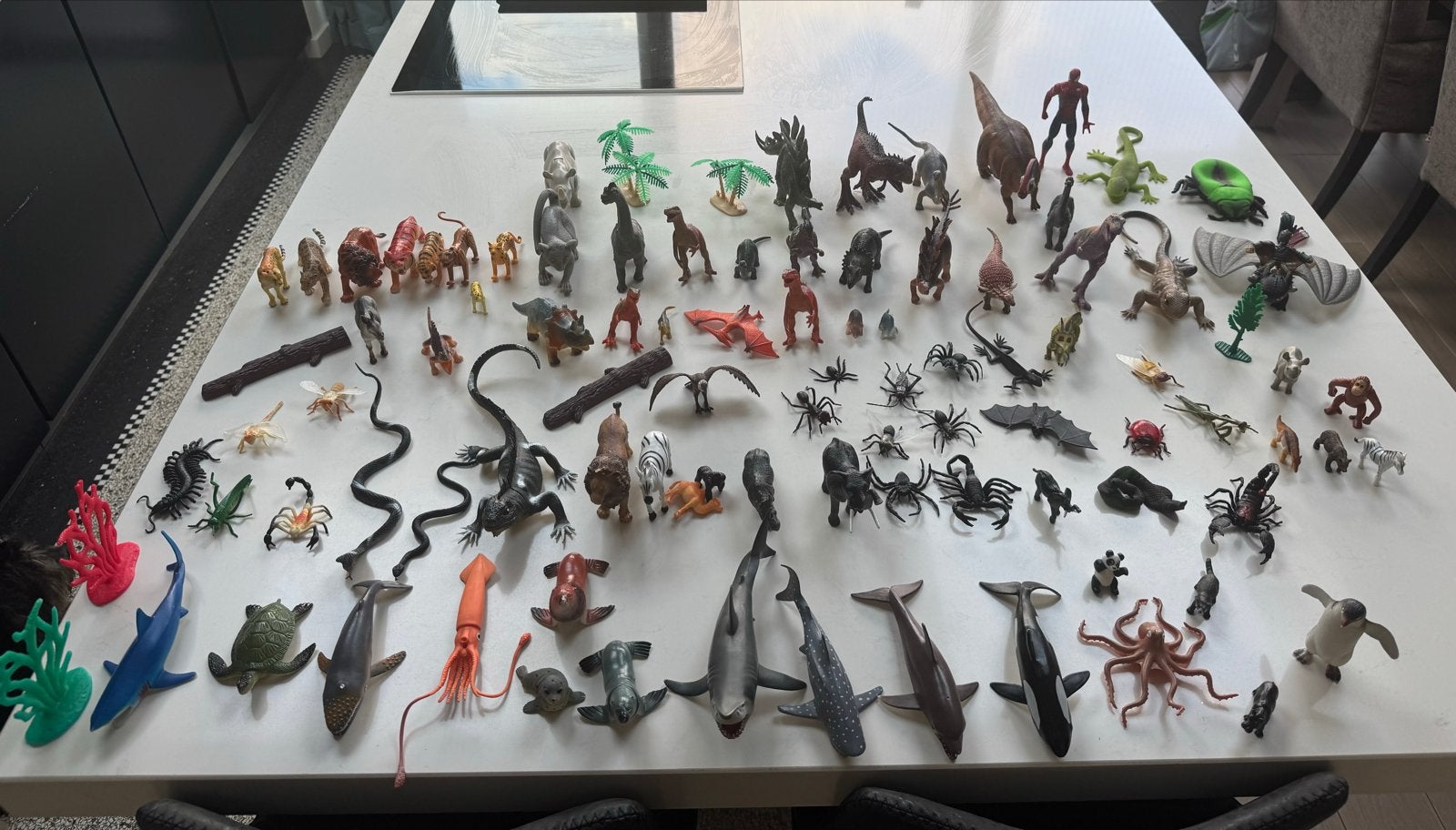 Grote collectie speelgoed dieren, Ophalen of Verzenden, Gebruikt, Jongen of Meisje