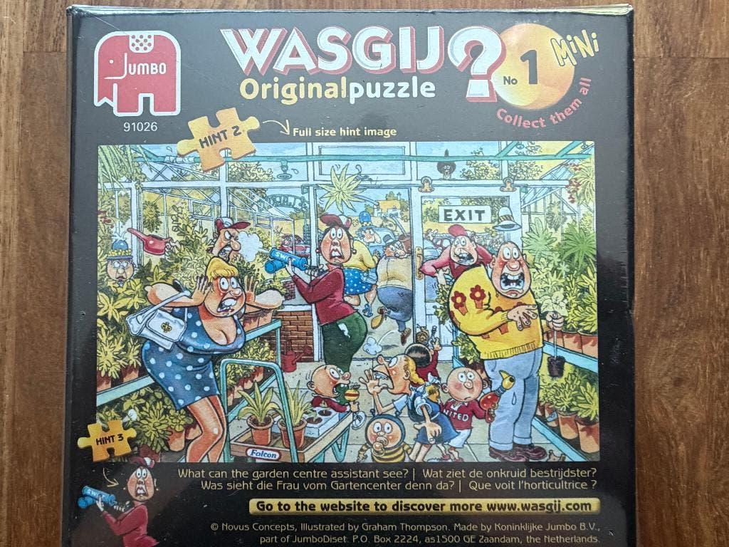 Puzzel Nieuw. Wasgij, Onkruid bestrijden. 54 stukjes, Ophalen of Verzenden, Minder dan 500 stukjes, Nieuw, Legpuzzel