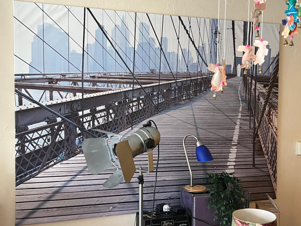 IKEA Brooklyn Bridge, Huis en Inrichting, Ophalen, 125 cm of meer, Foto of Poster, 75 cm of meer