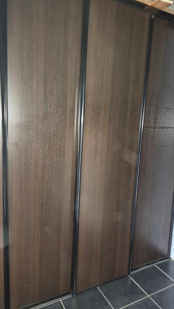 Schuifwand met 4x60cm deuren, Ophalen, 25 tot 50 cm, 200 cm of meer, 200 cm of meer