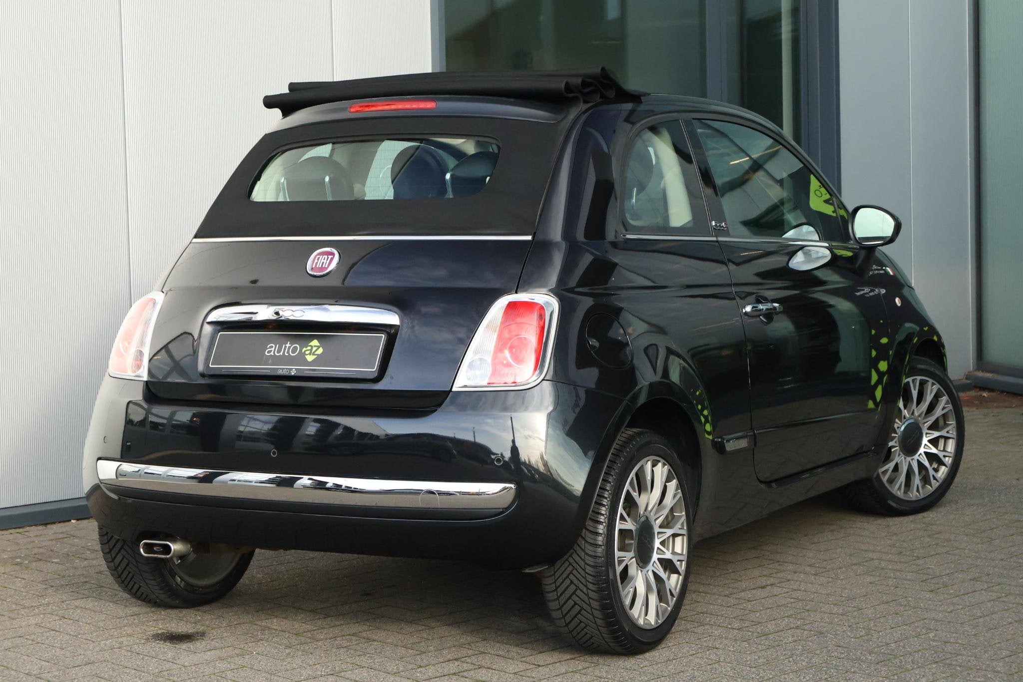 Fiat 500 C 0.9 TwinAir Rock Millionaire / Bluetooth, Auto's, Euro 5, Gebruikt, 31 €/maand, Cabriolet