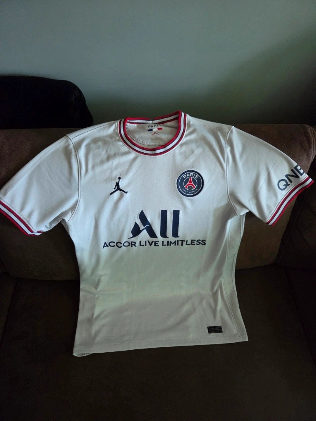 Voetbalshirt PSG x Jordan 21/22 maat M, Maat M, Ophalen of Verzenden, Gebruikt, Shirt