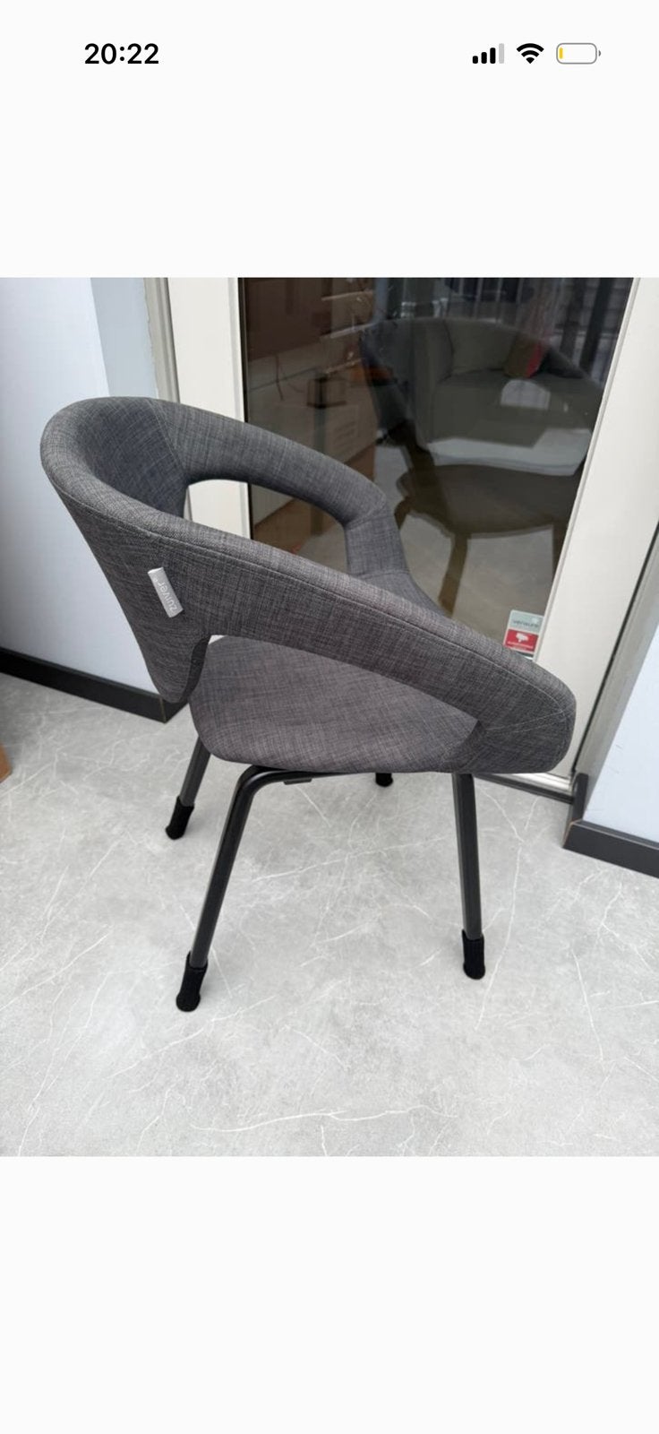 4 eettafel stoelen fauiteuil stoelen merk ZUIVER, Huis en Inrichting, Stoelen, Ophalen, Zo goed als nieuw, Grijs