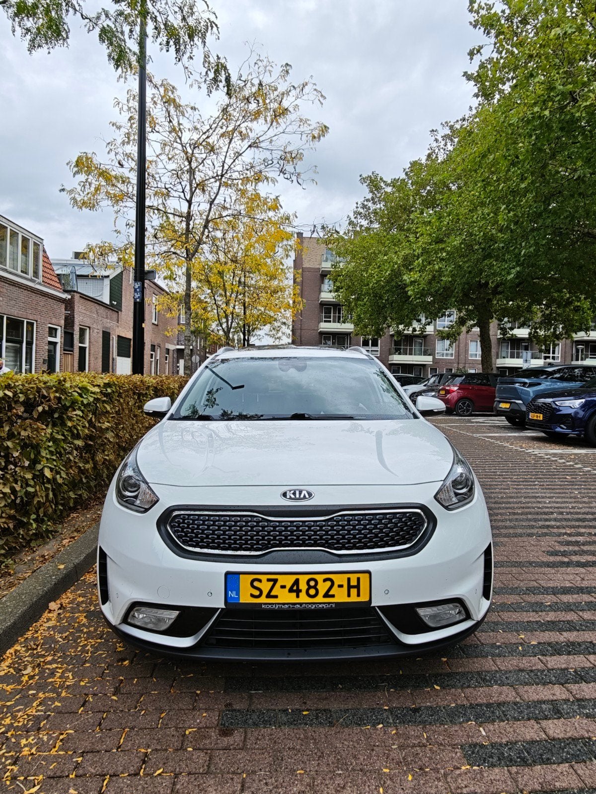 Kia Niro 1.6 GDi Hybrid 141pk Dct6 2018 Wit, 1580 cc, Origineel Nederlands, 75 €/maand, SUV of Terreinwagen