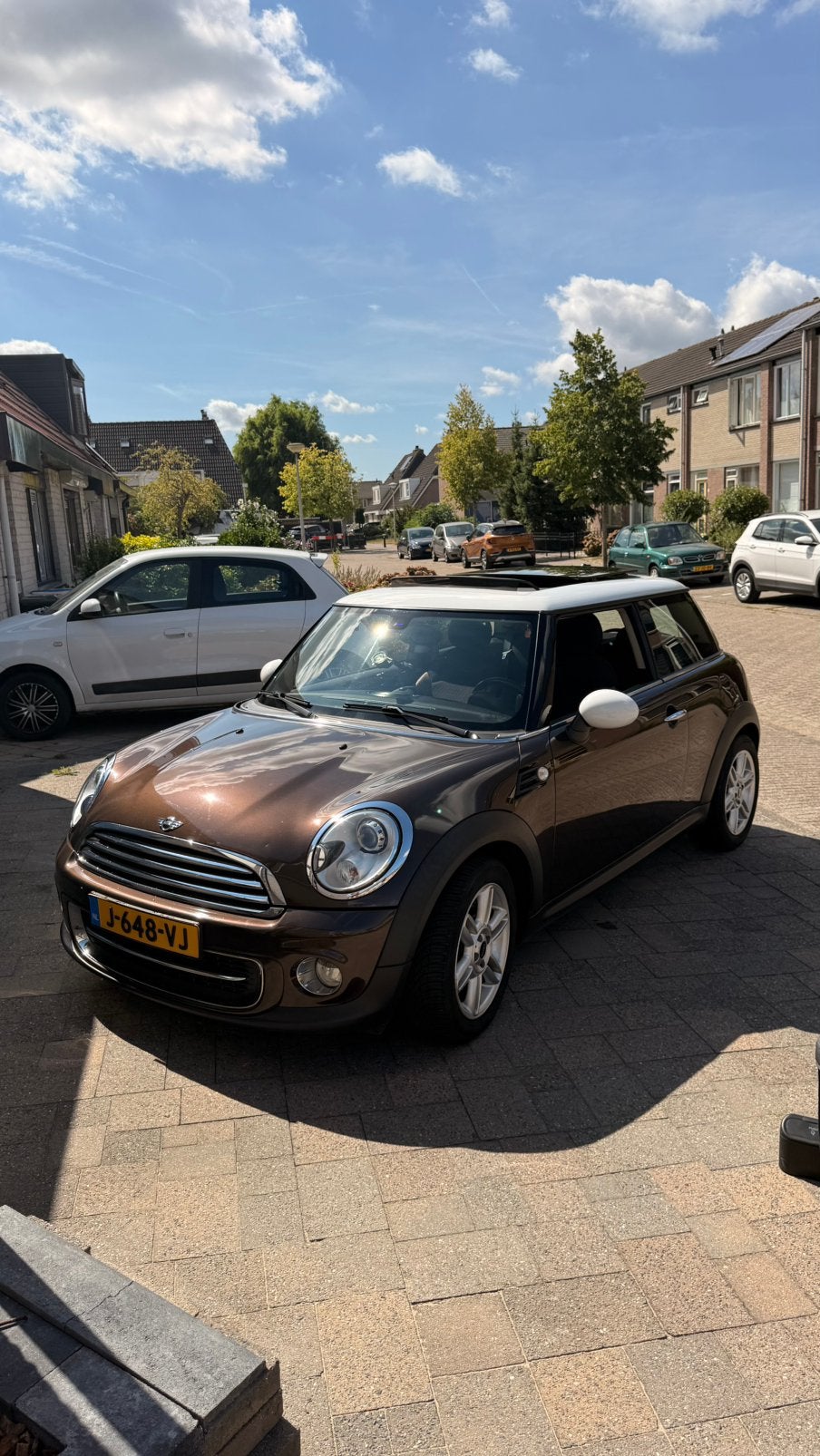 MiniCooper 1.6| 2012| Panoramadak| Stoelverwarming|Bluetooth, Auto's, Mini, Voorwielaandrijving, 40 €/maand, 4 cilinders, Bruin