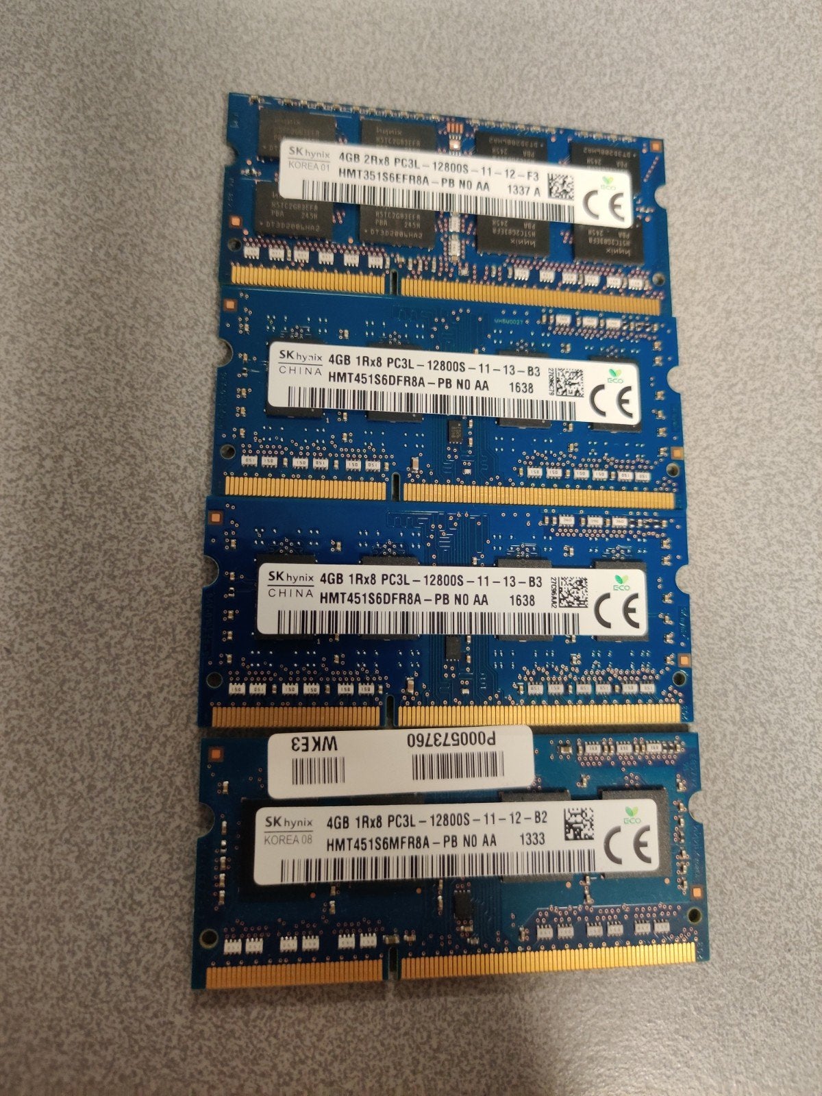 SK Hynix DDR3L SODIMM 4GB, Computers en Software, RAM geheugen, DDR3, Ophalen of Verzenden, Zo goed als nieuw, Laptop