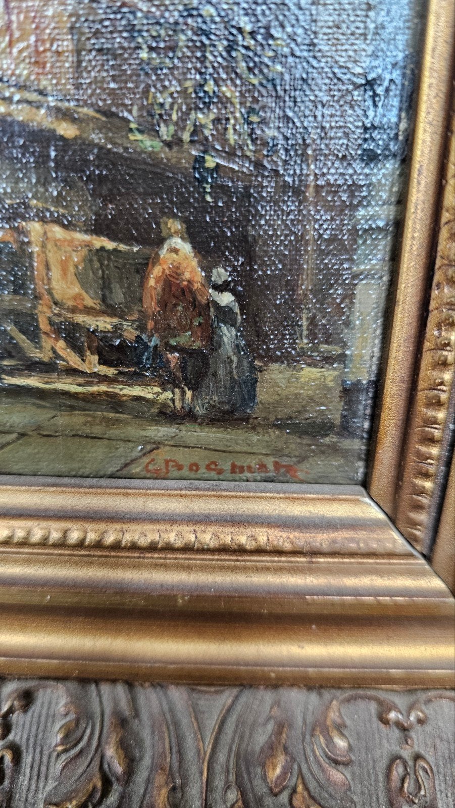Johannes Bosboom? Gesigneerd kerkinterieur onderzoeksobject, Antiek en Kunst, Ophalen of Verzenden