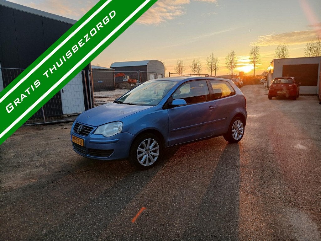 Volkswagen Polo 1.4 Airco - NW APK - NAP!, Voorwielaandrijving, 15 km/l, Gebruikt, Blauw