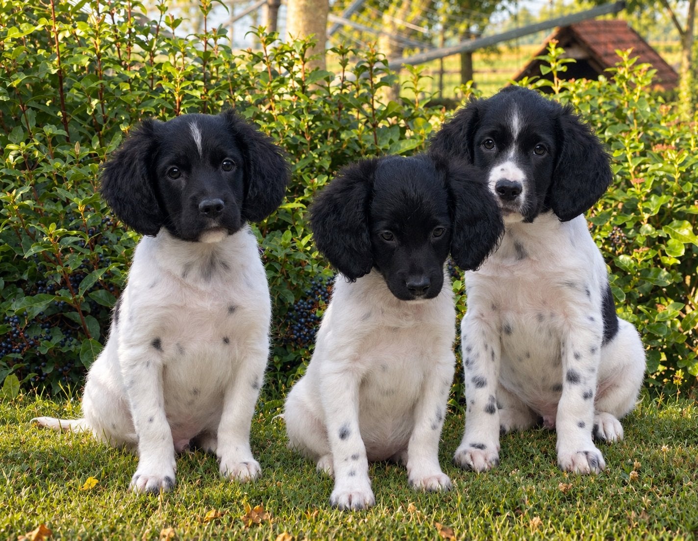 Hele mooie BORDER COLLIE x FRIESE STABIJ pups, Dieren en Toebehoren, Nederland, CDV (hondenziekte), 8 tot 15 weken, Meerdere
